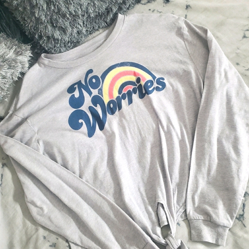 No worries crewneck sweatshirt